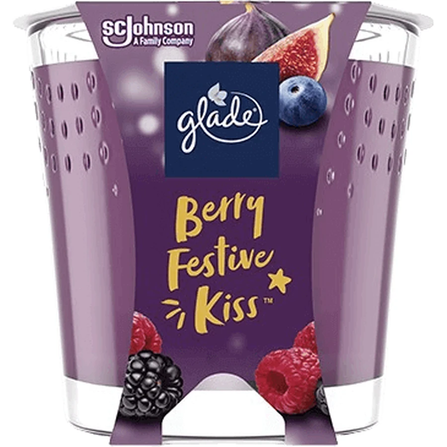 Glade Berry Festive Kiss, ароматическая свеча 112 г: цены и характеристики