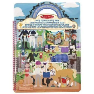 Набор пушистых наклеек, Клуб верховой езды, +4 года, Melissa&Doug