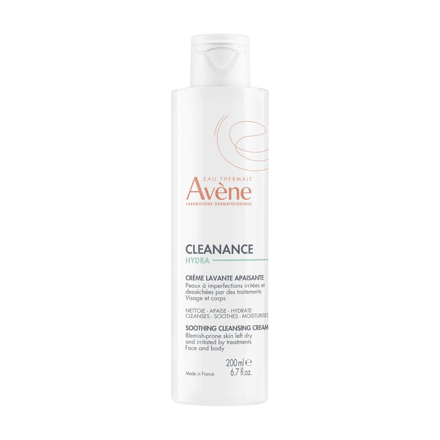 Avene Cleanance Hydra Очищувальний та відновлювальний крем для обличчя та тіла після фармакологічних процедур, 200 мл: ціни та характеристики