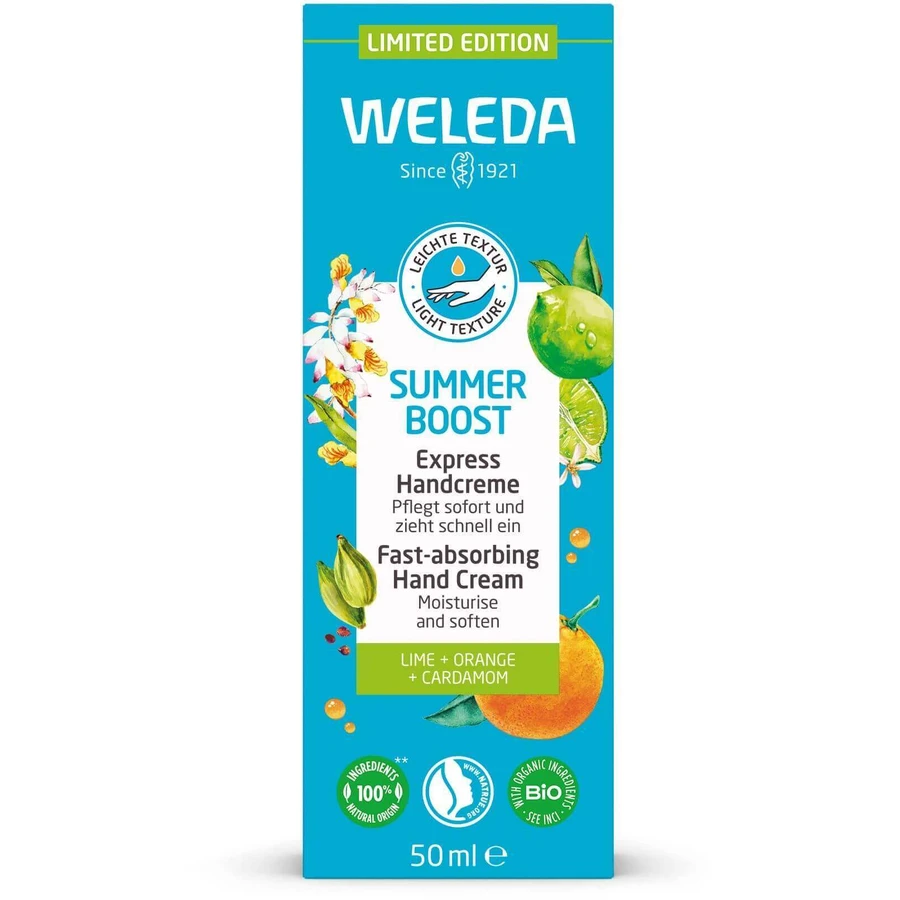 Weleda Summer Boost Крем для рук 50 мл: цены и характеристики