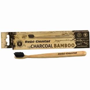 Зубна щітка Premium Soft Charcoal Bamboo M62, Rebi-Dental