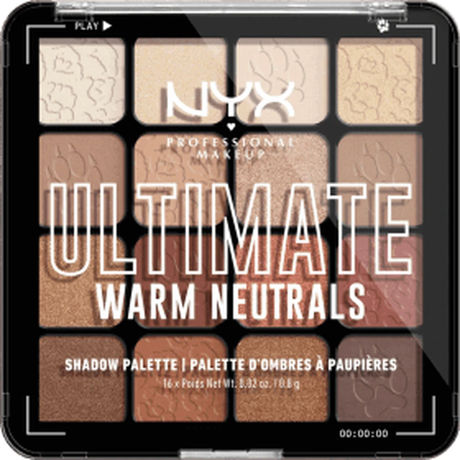 Палетка тіней для повік Nyx Professional MakeUp Ultimate Shadow Warm Neutrals Палетка тіней для повік Warm Neutrals, 1 шт.: ціни та характеристики