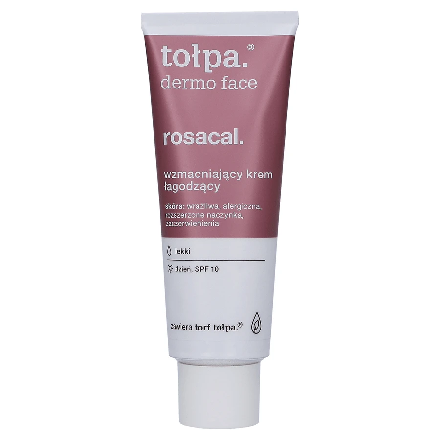 Topa Dermo Face, Rosacal, антивозрастной и укрепляющий крем, легкий, SPF 10, для дня, 40 мл: цены и характеристики