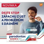 Пародонтакс Гумка + Зубна паста з ефектом свіжого подиху та чутливості 2 х 75 мл: ціни та характеристики