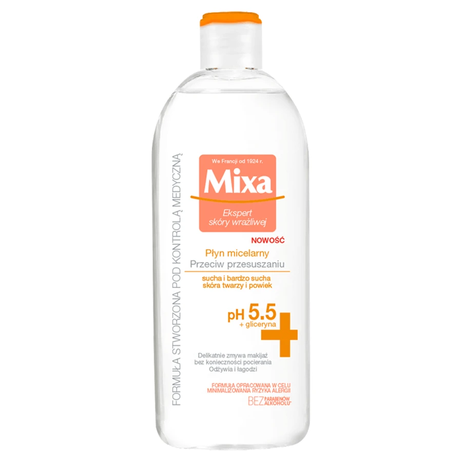 Mixa Мицеллярный лосьон против сухости, 400 мл: цены и характеристики