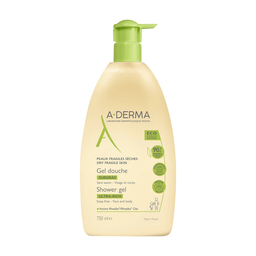 A-derma, Емульсія для душу Ultra Rich, 750 мл: ціни та характеристики