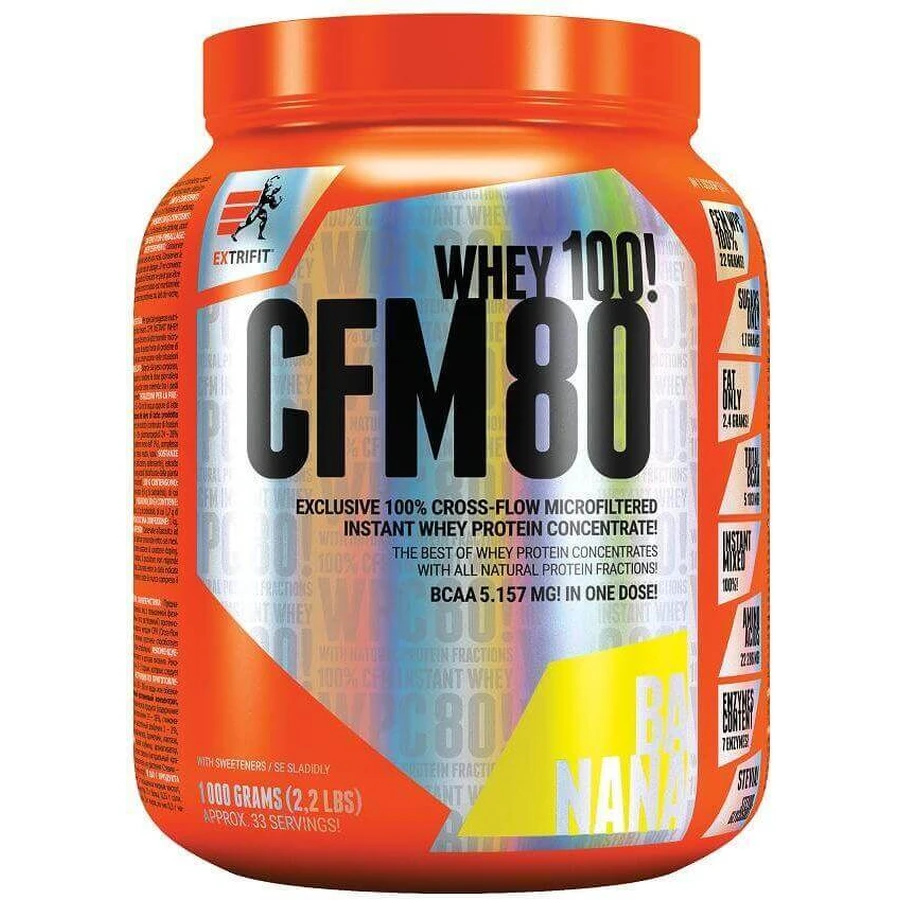 Extrifit CFM Instant Whey 80 бананов 1000 г: цены и характеристики