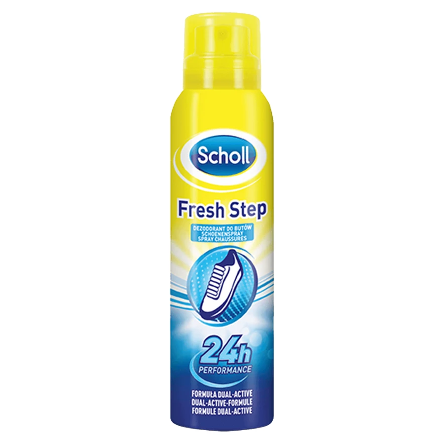 Scholl Fresh Step, дезодорант для взуття, що нейтралізує неприємний запах, 150 мл: ціни та характеристики
