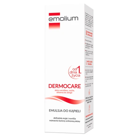 Emolium Dermocare, емульсія для ванн з 1-го дня життя, 400 мл ЗАБРУДНЕНА УПАКОВКА: ціни та характеристики