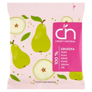 Хрусткі натуральні грушеві чіпси Crispy Natural Pear Crisps, сушені грушеві чіпси, 18 г