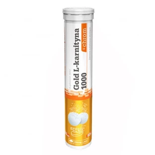 Olimp Gold L-карнитин 1000 + хром, апельсиновый вкус, 20 шипучих таблеток