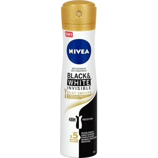 Nivea Deo Спрей чорно-білий шовковистий, 150 мл
