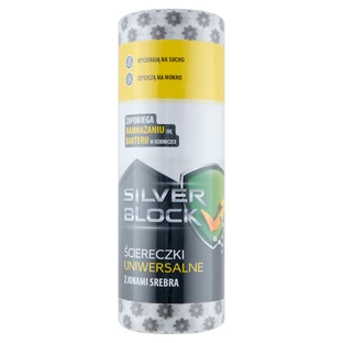 Jan Niezbdny Silver Block, универсальные салфетки с ионами серебра, рулон, 50 штук