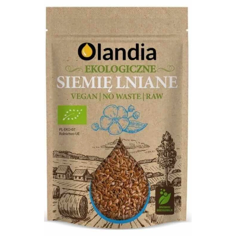 Органічне лляне насіння 200 г Olandia: ціни та характеристики