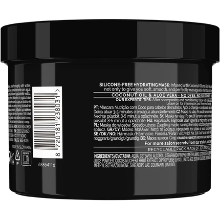 TreSemmé Зволожуюча кокосова маска для волосся Nourish Nourish 440 мл: ціни та характеристики