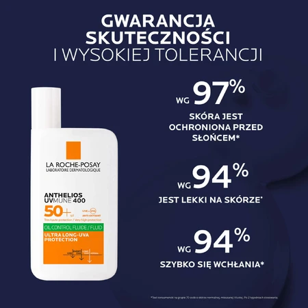 La Roche-Posay Anthelios UVMUNE 400 Oil Control Face Protection Fluid SPF 50+, 50 мл: цены и характеристики