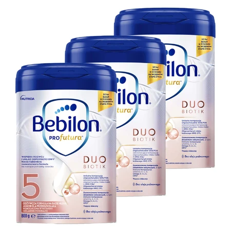 Bebilon Profutura DuoBiotik 5, молочна поживна суміш для дошкільнят, 3 х 800 г: ціни та характеристики