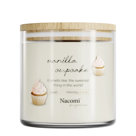 Nacomi Fragrances, соєвий віночок, ароматизатор, Ванільний кекс, 450 г: ціни та характеристики