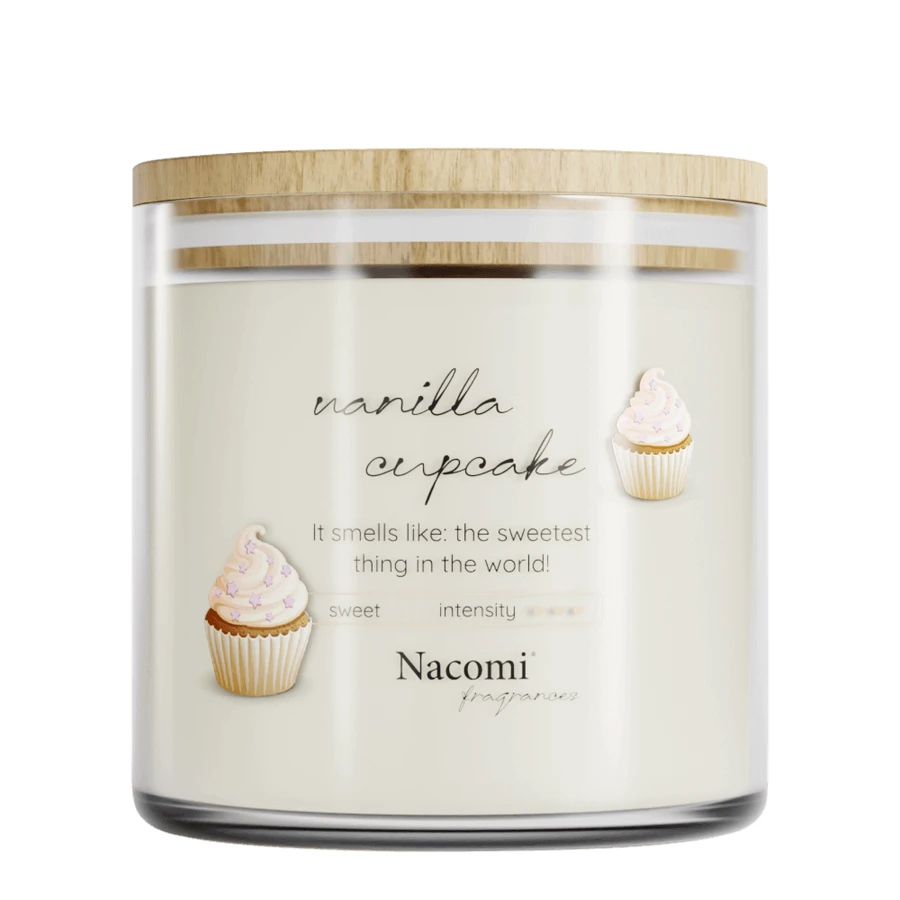 Nacomi Fragrances, соєвий віночок, ароматизатор, Ванільний кекс, 450 г: ціни та характеристики