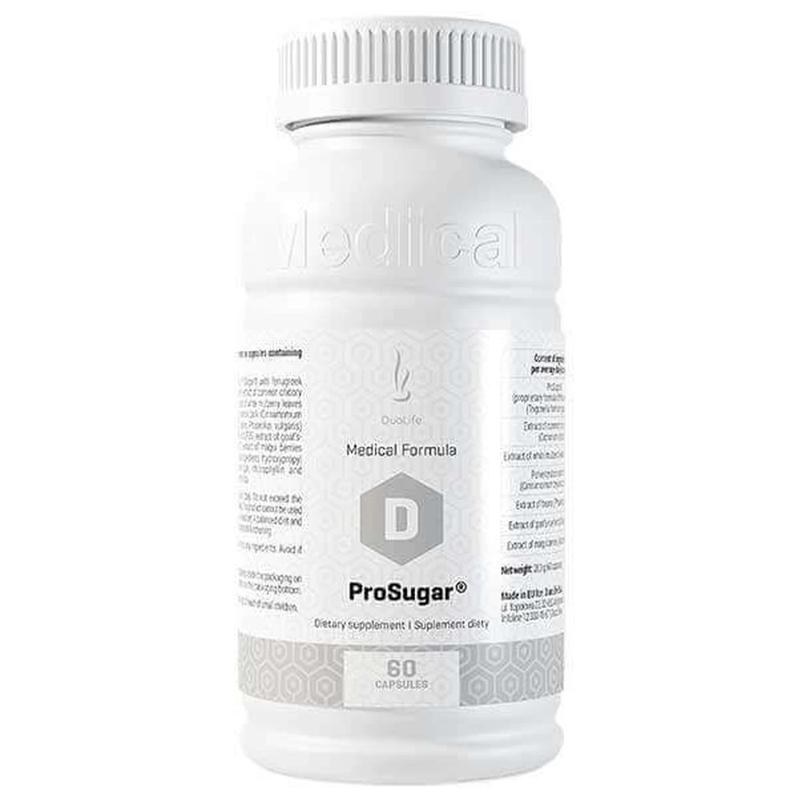 DuoLife ProSugar, 60 капсул КОРОТКИЙ ТЕРМІН ДІЇ: ціни та характеристики