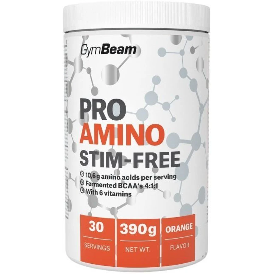 GymBeam ProAMINO без стимуляторів апельсин 390 г: ціни та характеристики