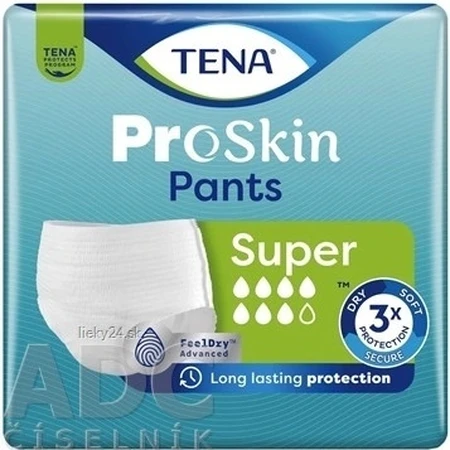TENA PANTS SUPER SMALL 1×12 шт, растягивающиеся впитывающие трусики: цены и характеристики