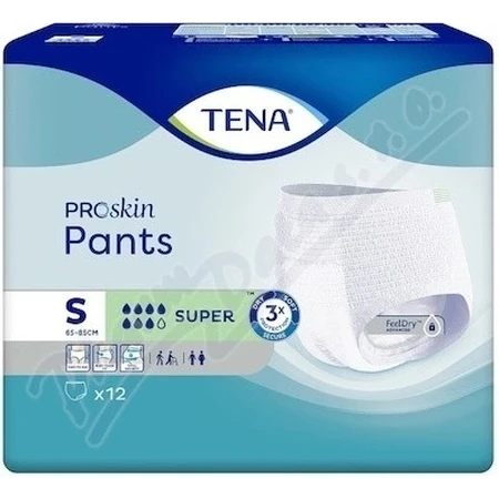 TENA PANTS SUPER SMALL 1×12 шт, растягивающиеся впитывающие трусики: цены и характеристики