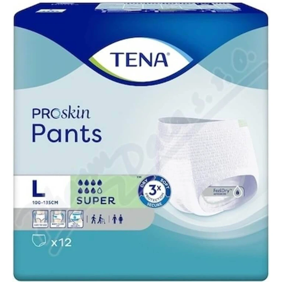 TENA PANTS SUPER SMALL 1×12 шт, растягивающиеся впитывающие трусики: цены и характеристики