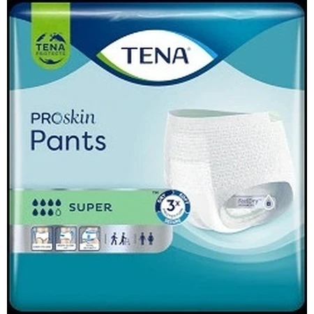 TENA PANTS SUPER SMALL 1×12 шт, растягивающиеся впитывающие трусики: цены и характеристики