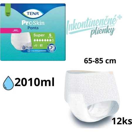 TENA PANTS SUPER SMALL 1×12 шт, растягивающиеся впитывающие трусики: цены и характеристики