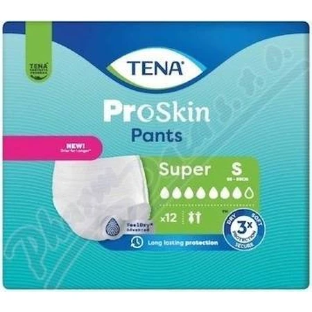 TENA PANTS SUPER SMALL 1×12 шт, растягивающиеся впитывающие трусики: цены и характеристики