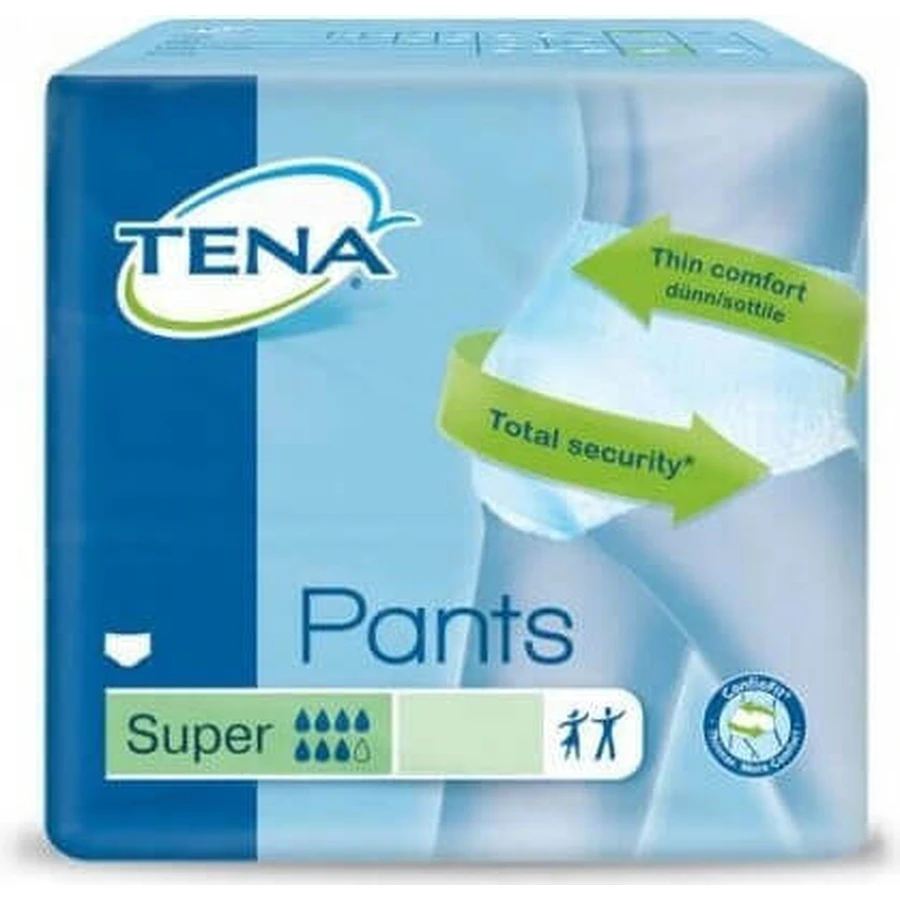 TENA PANTS SUPER SMALL 1×12 шт, растягивающиеся впитывающие трусики: цены и характеристики