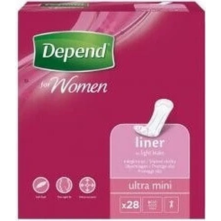 DEPEND ULTRA MINI 1×22 шт, прокладки для недержания 7×19 см: цены и характеристики