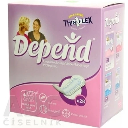 DEPEND ULTRA MINI 1×22 шт, прокладки для недержания 7×19 см: цены и характеристики