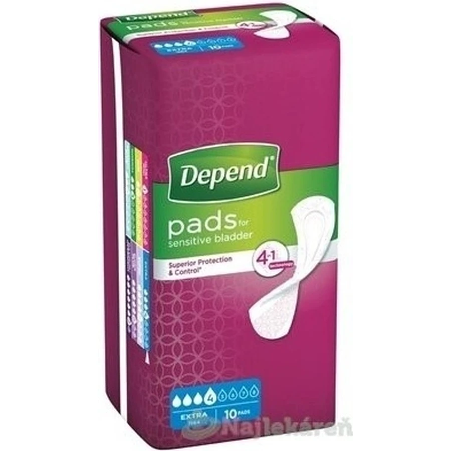 Прокладки для недержания DEPEND EXTRA 1×10: цены и характеристики