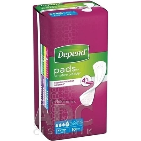 Прокладки для недержания DEPEND EXTRA 1×10: цены и характеристики
