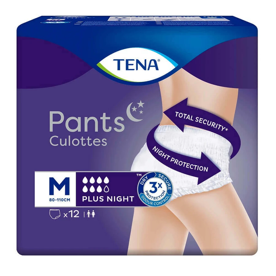 Труси Pants Plus Night M, 12 штук, Tena: ціни та характеристики