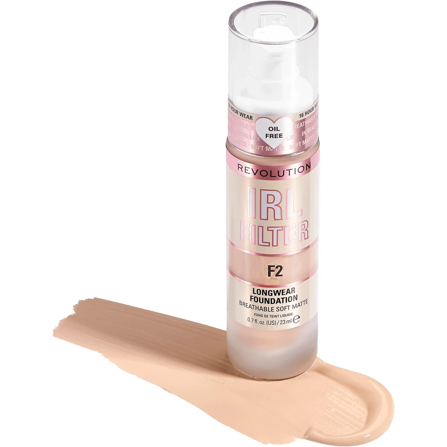 Revolution IRL Filter Longwear Foundation F2, макияж 23 мл: цены и характеристики