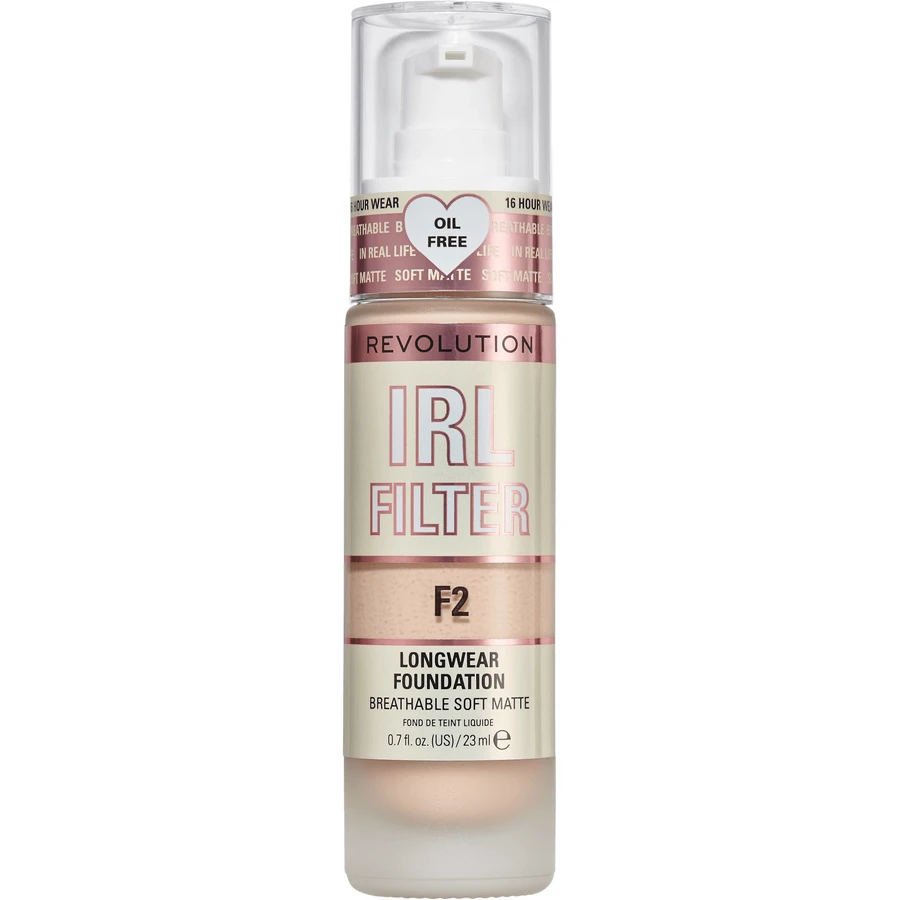 Revolution IRL Filter Longwear Foundation F2, макияж 23 мл: цены и характеристики