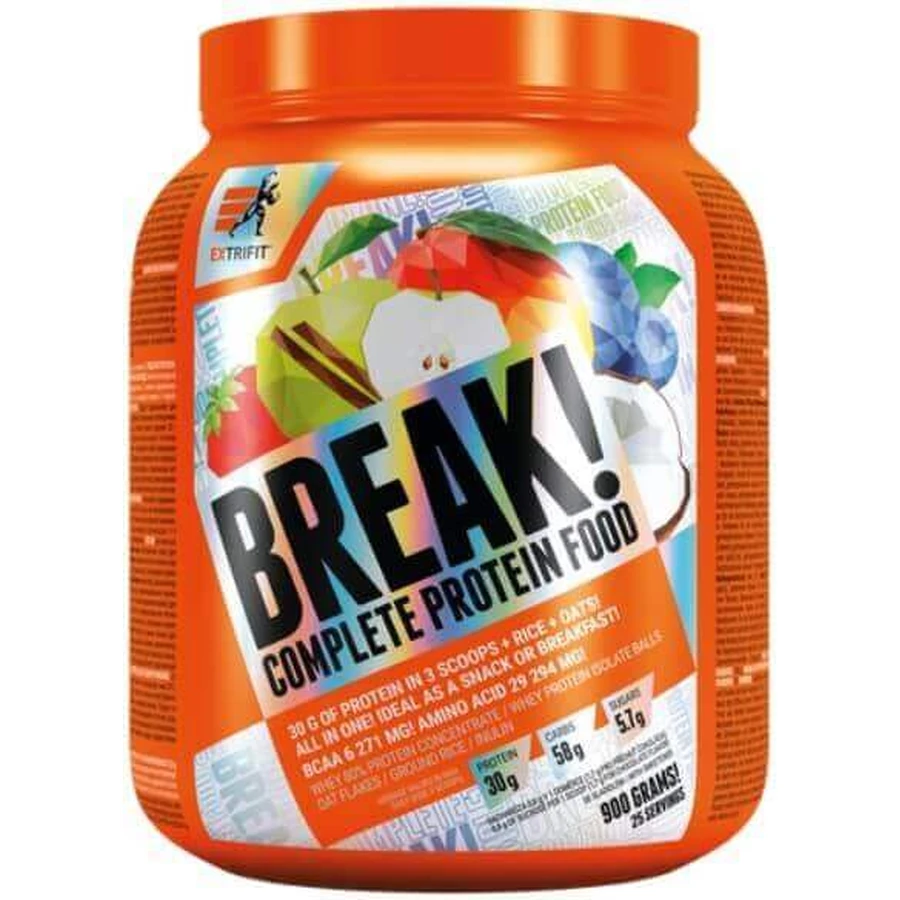 Extrifit Protein Break! клубника 900 г: цены и характеристики
