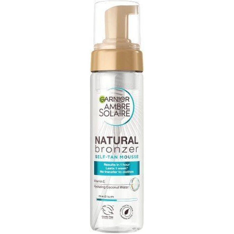 Garnier Ambre Solaire Narural Bronzer пенка для самостоятельного загара, 200 мл: цены и характеристики