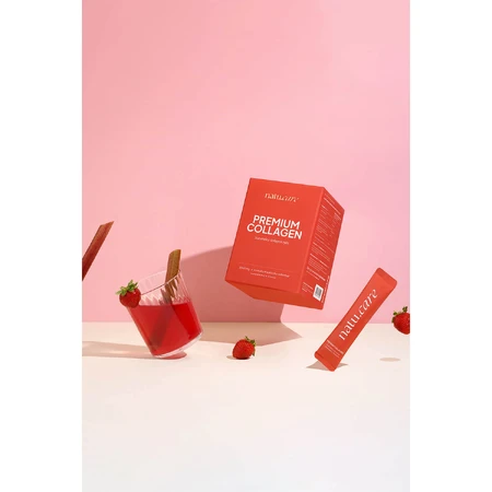 Преміум Колаген 5000 мг Natu.Care Premium Collagen 5000 mg, полунично-ревеневий смак, 30 пакетиків: ціни та характеристики