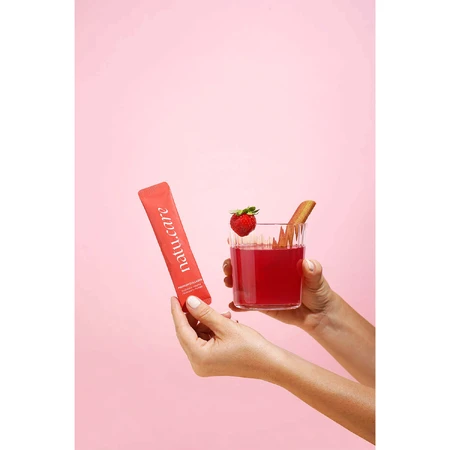 Преміум Колаген 5000 мг Natu.Care Premium Collagen 5000 mg, полунично-ревеневий смак, 30 пакетиків: ціни та характеристики