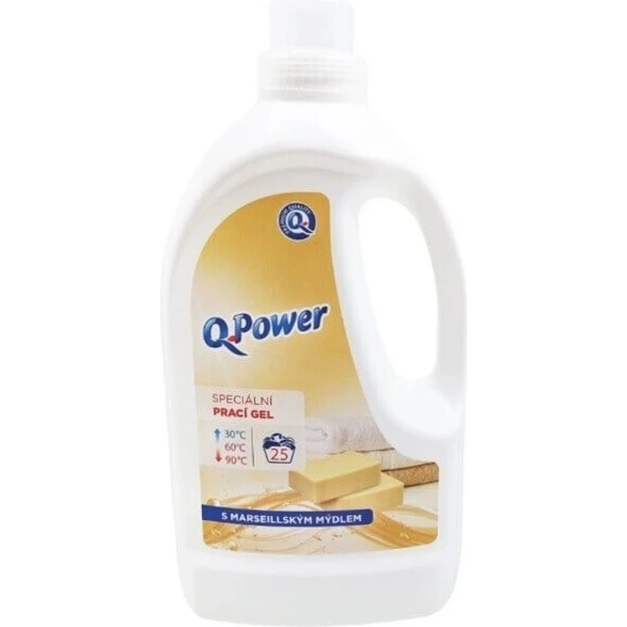 Q Power Гель для стирки 25PD Марсельское мыло 1×25PD Мыло: цены и характеристики