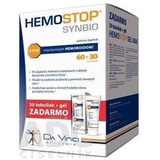 Гемостоп SYNBIO 60+30 капсул + бесплатный гель 75 мл