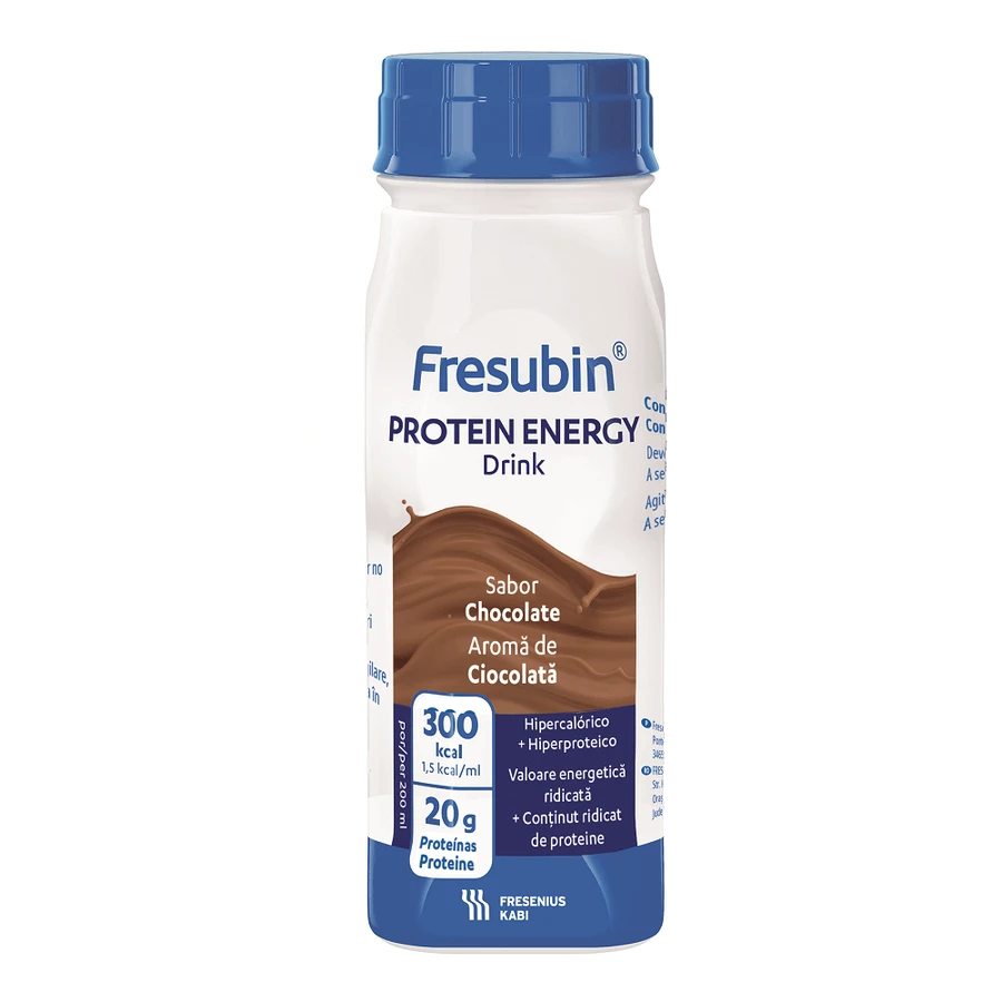 Харчовий продукт Fresubin Protein Energy спеціального медичного призначення, зі смаком шоколада, 4 шт. по 200 мл: ціни та характеристики
