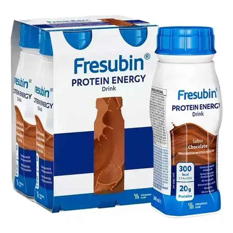 Харчовий продукт Fresubin Protein Energy спеціального медичного призначення, зі смаком шоколада, 4 шт. по 200 мл: ціни та характеристики
