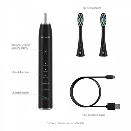 TrueLife SonicBrush Clean30 Black Звуковая щетка: цены и характеристики