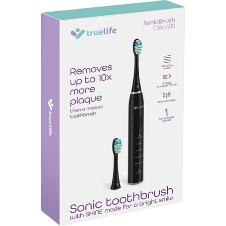 TrueLife SonicBrush Clean30 Black Звуковая щетка: цены и характеристики