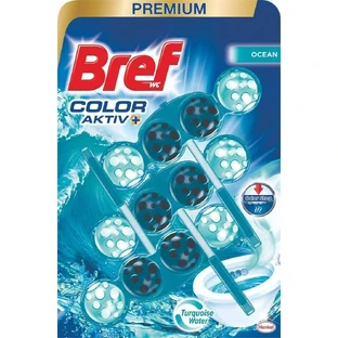 Bref туалетний блок Power Aktiv океан 3 x 50 г